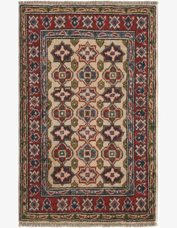 1' 11 x 3' 1 Hand Knotted Kazak Rug