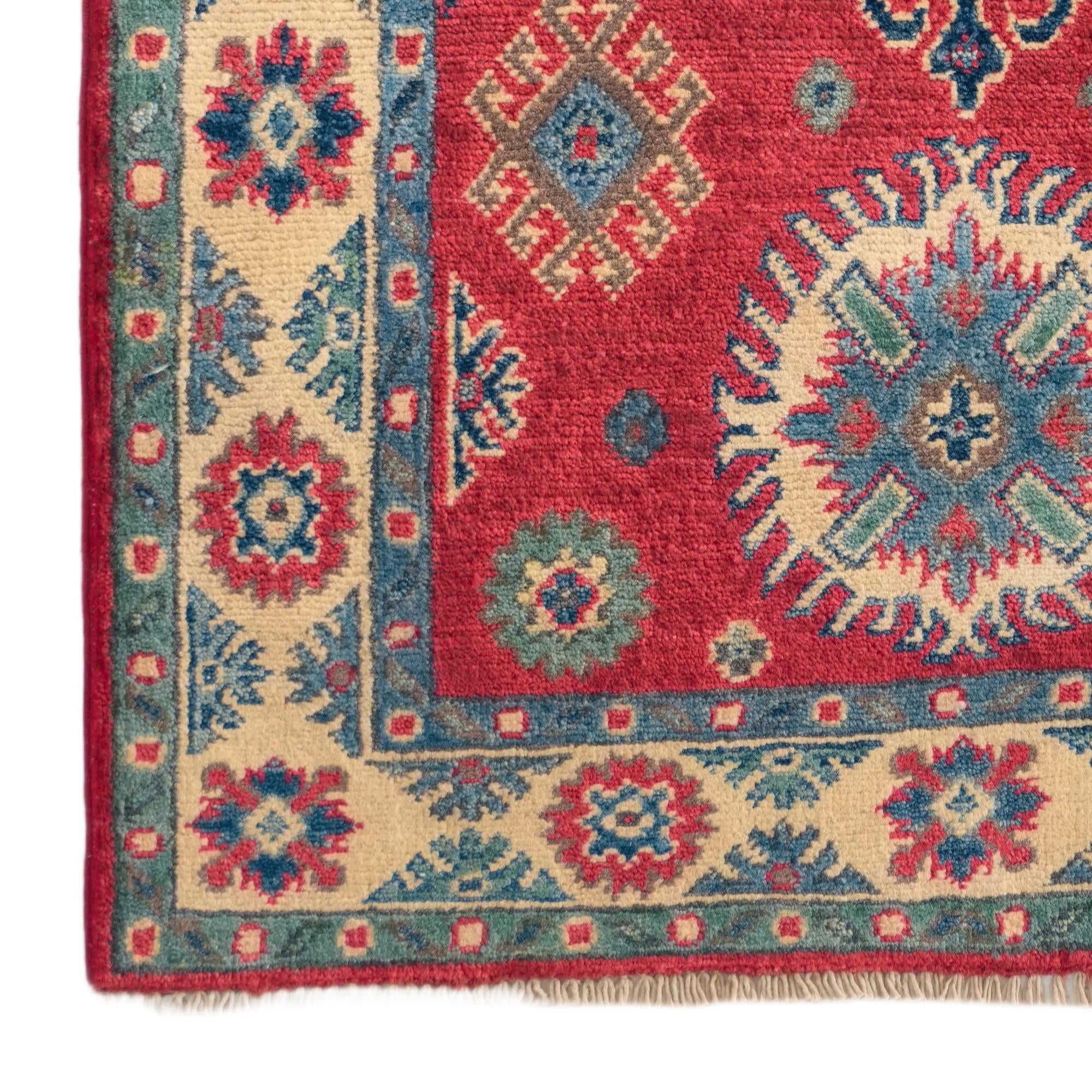 2' 9 x 3' 11 Hand Knotted Kazak Rug