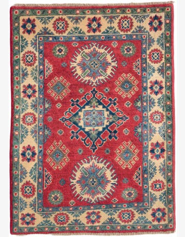 2' 9 x 3' 11 Hand Knotted Kazak Rug