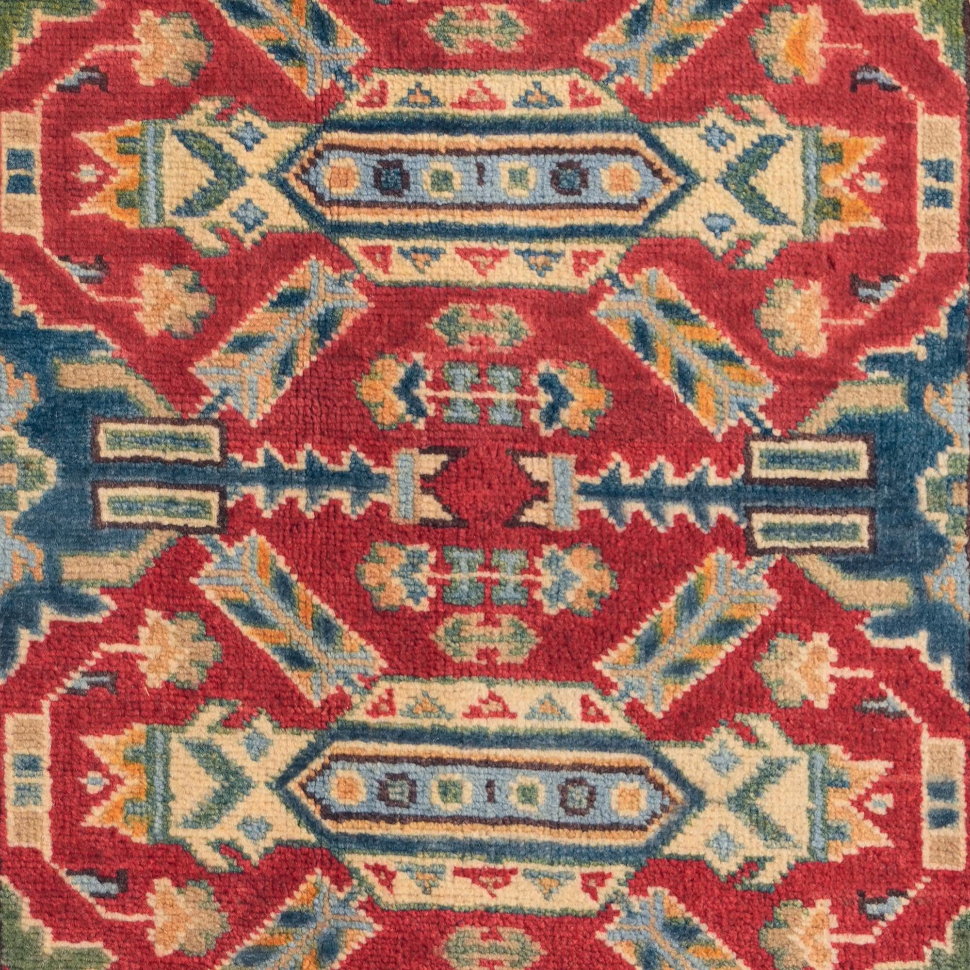 2' 8 x 4' Hand Knotted Kazak Rug