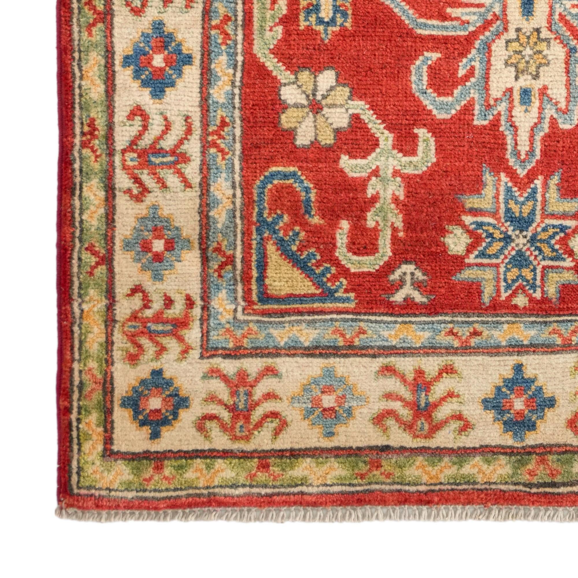85cm x 125cm Hand Knotted Kazak Rug