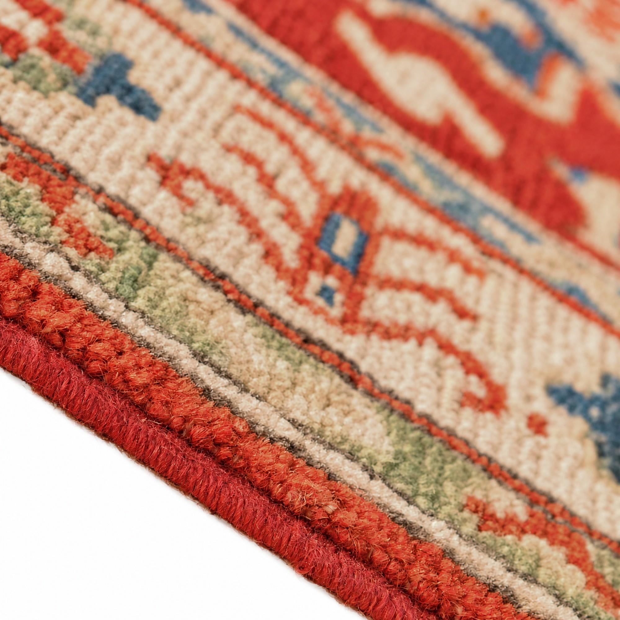 Detail image 7 of 10: 2' 9 x 4' 1 Hand Knotted Kazak Rug