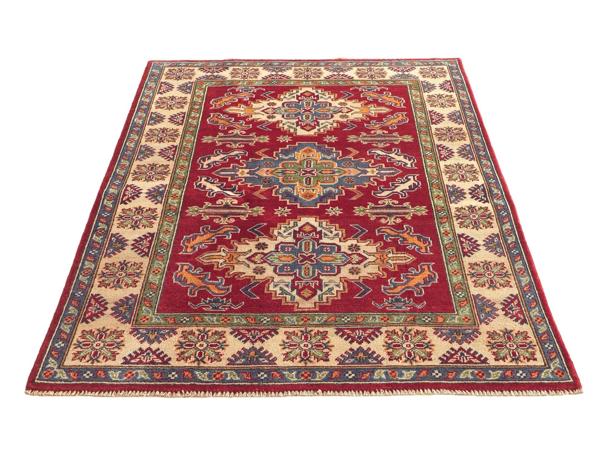 120cm x 180cm Hand Knotted Kazak Rug