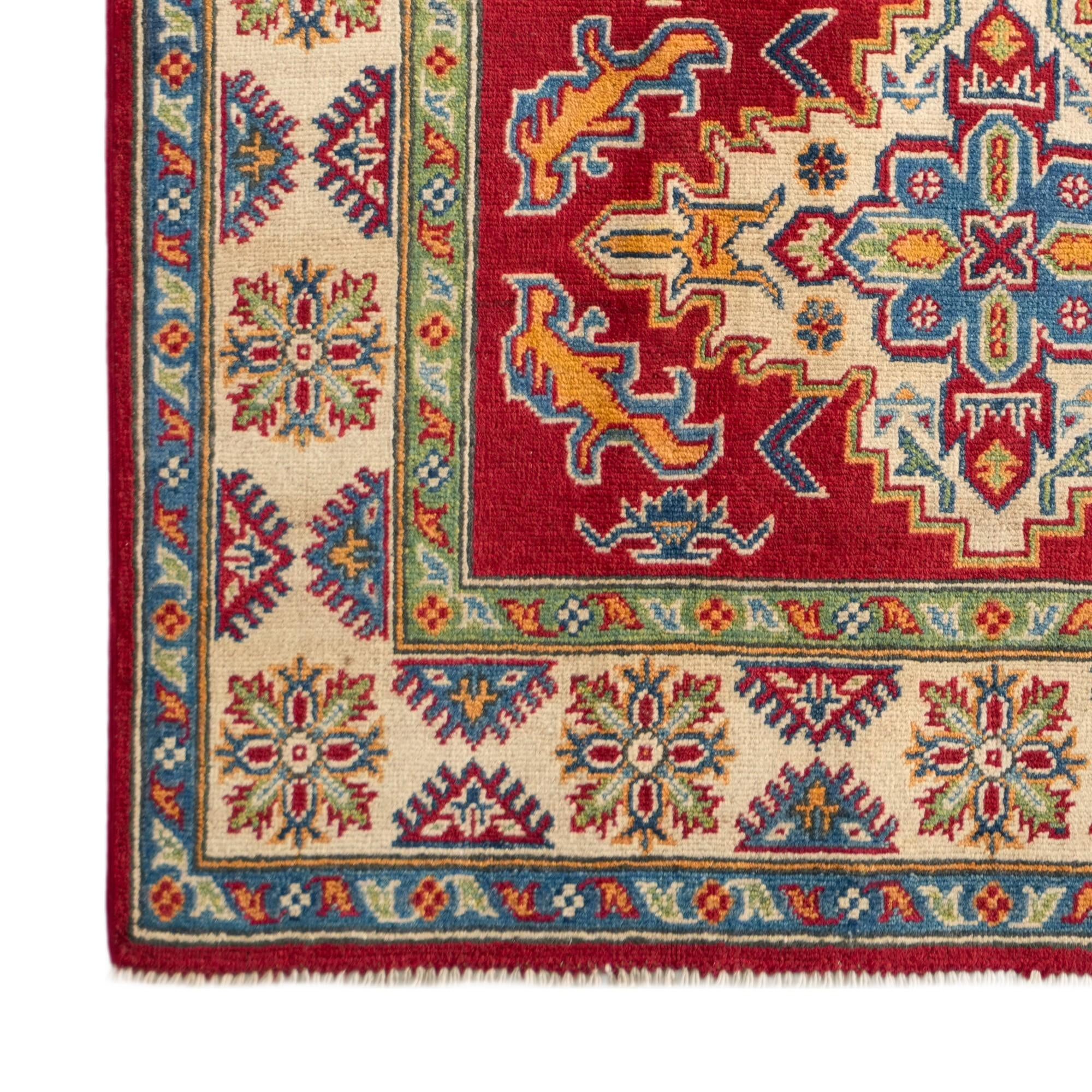 120cm x 180cm Hand Knotted Kazak Rug