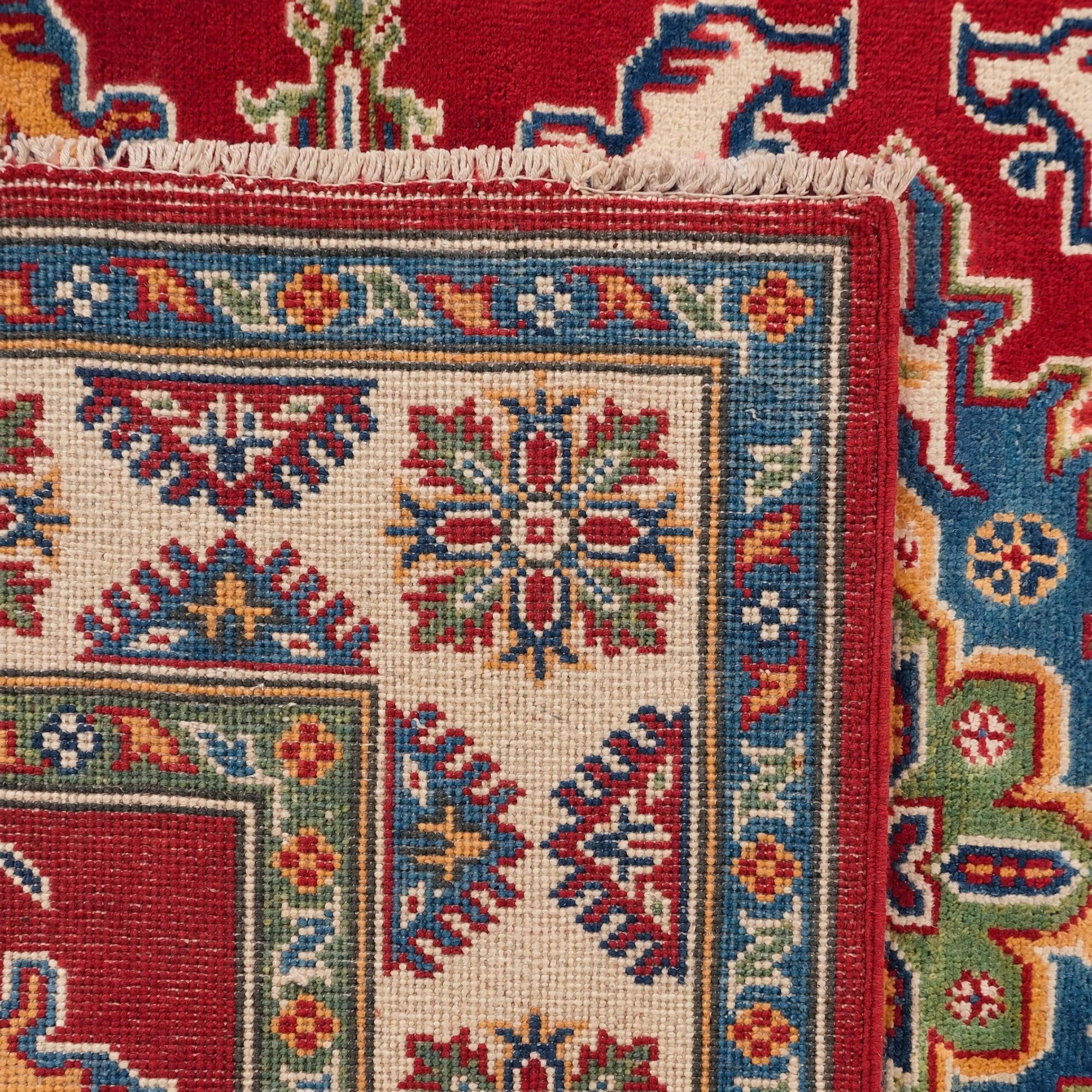 120cm x 180cm Handgeknüpft Kazak Teppich