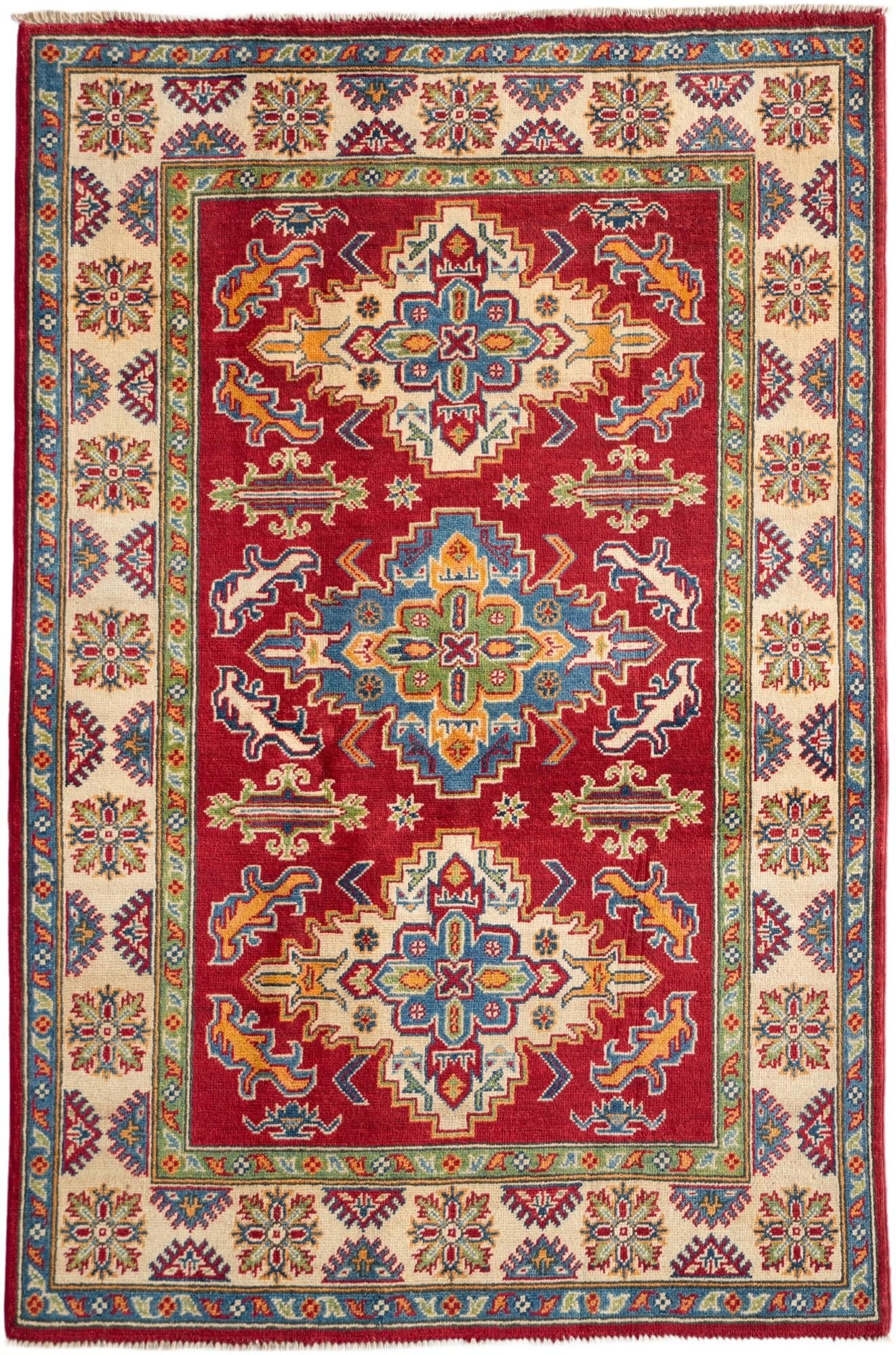 120cm x 180cm Hand Knotted Kazak Rug