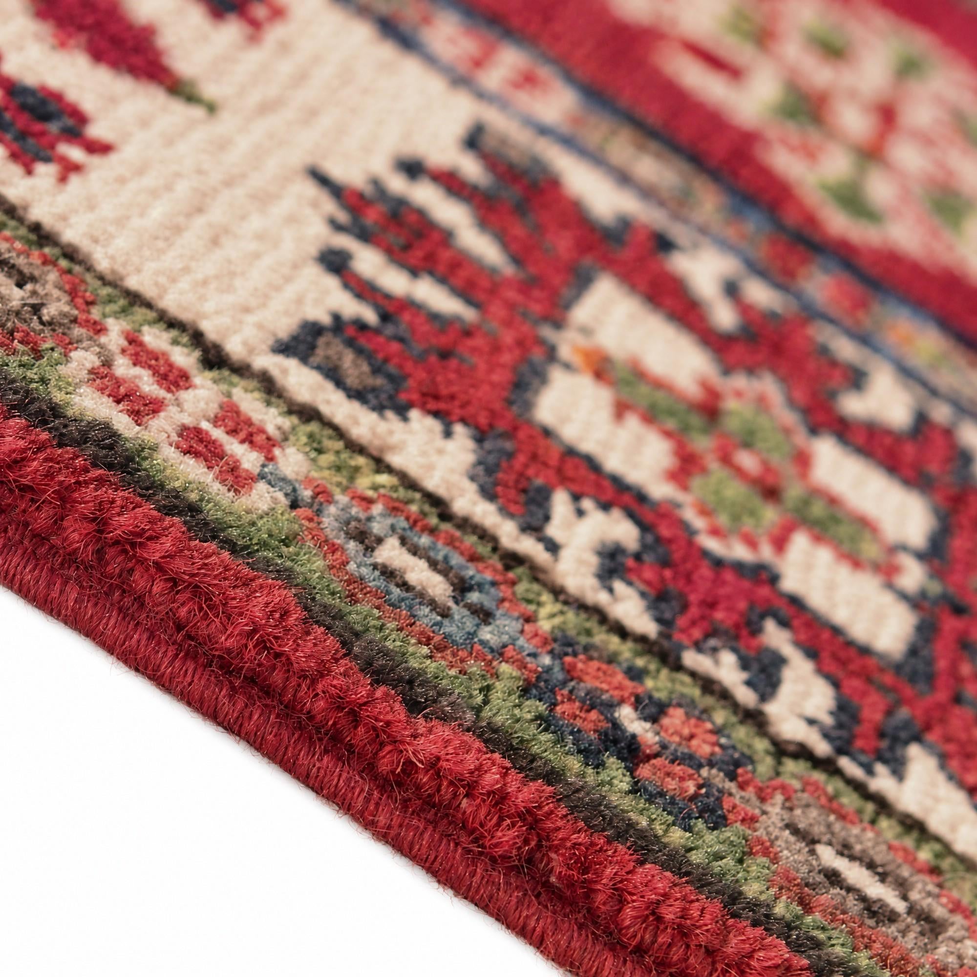 85cm x 125cm Hand Knotted Kazak Rug