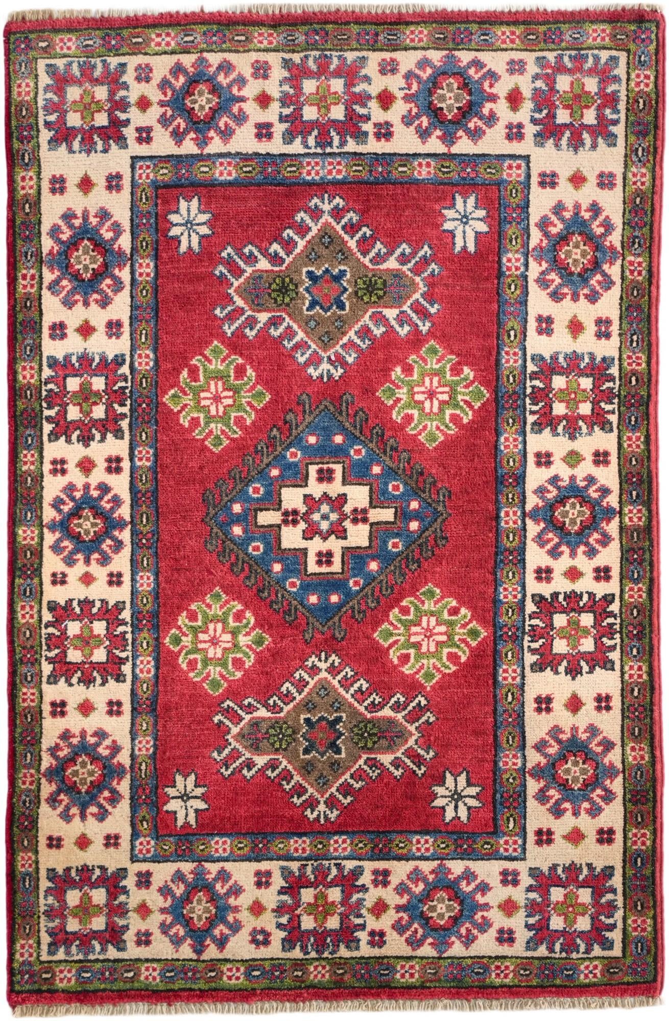 2' 9 x 4' 2 Hand Knotted Kazak Rug