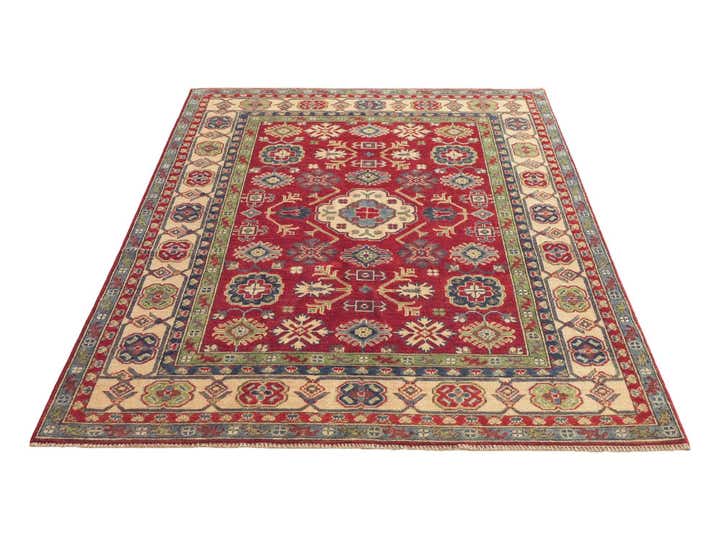 5' 1 x 6' 11 Hand Knotted Kazak Rug