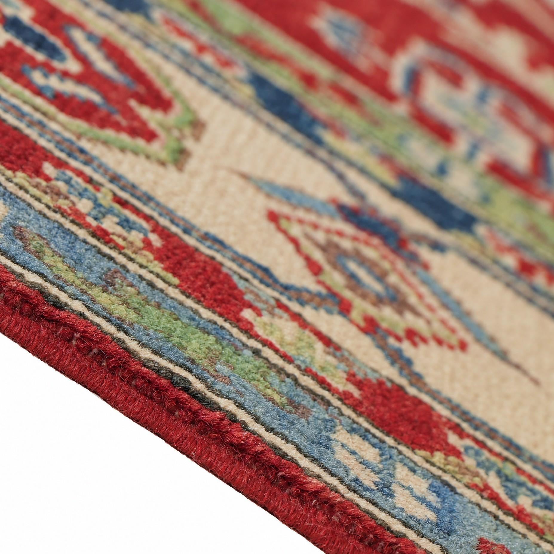 155cm x 210cm Hand Knotted Kazak Rug