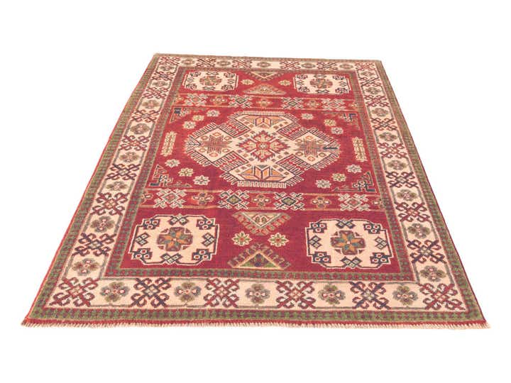 4' x 6' Hand Knotted Kazak Rug