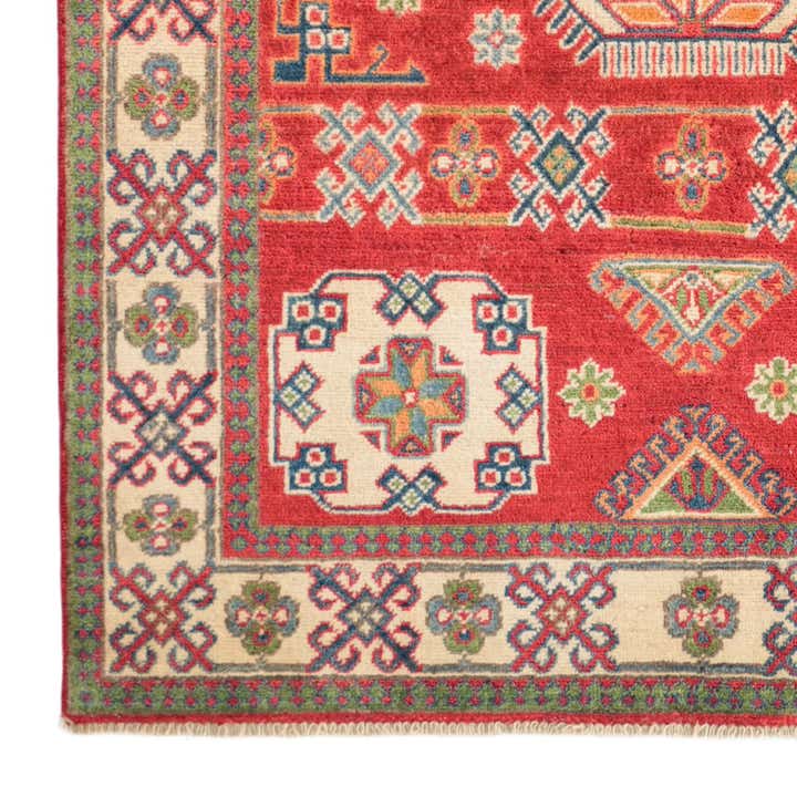 4' x 6' Hand Knotted Kazak Rug