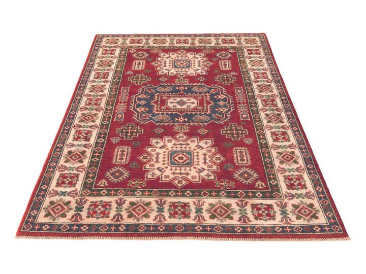 4' x 5' 11 Hand Knotted Kazak Rug