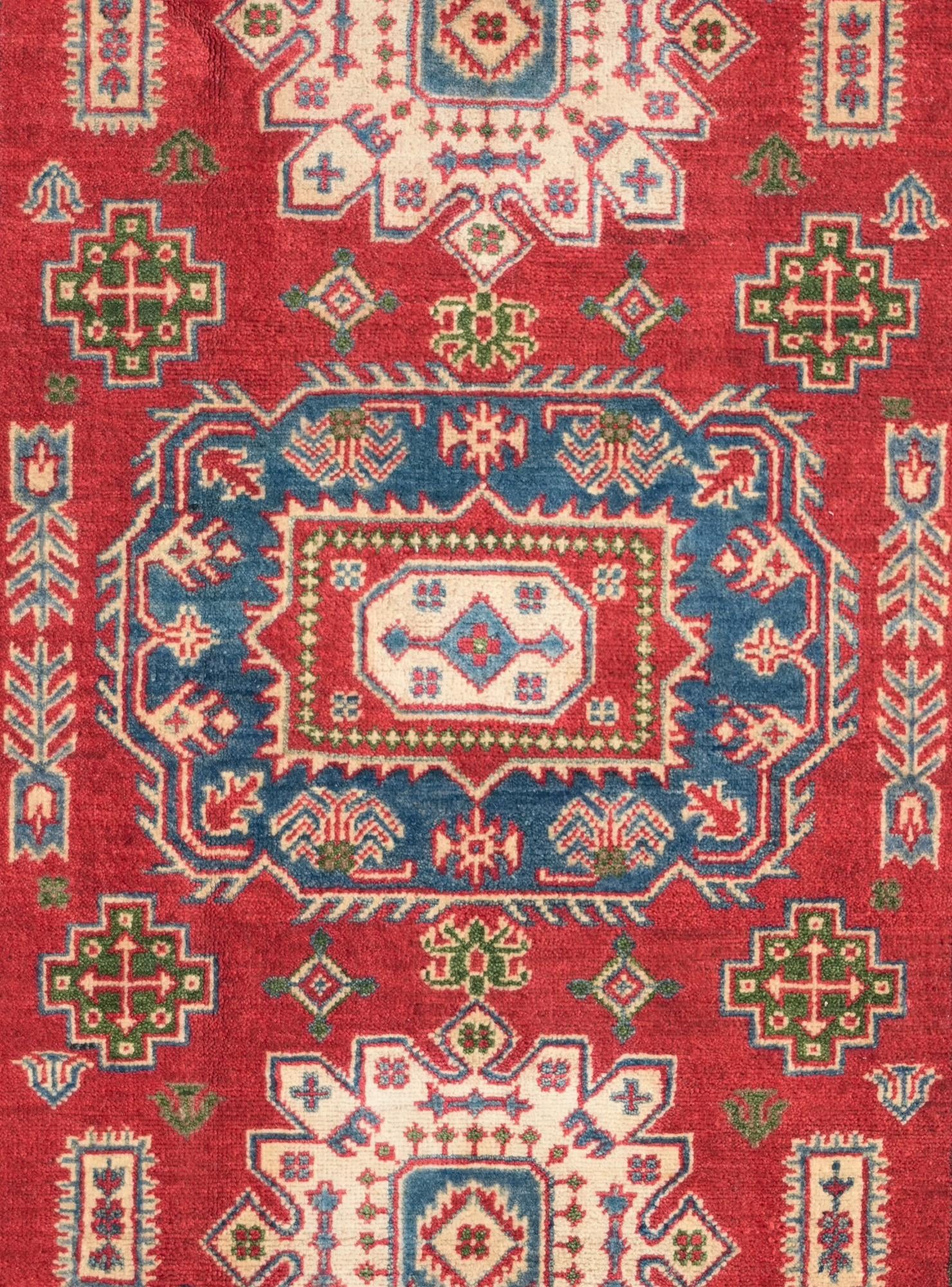 4' x 5' 11 Hand Knotted Kazak Rug