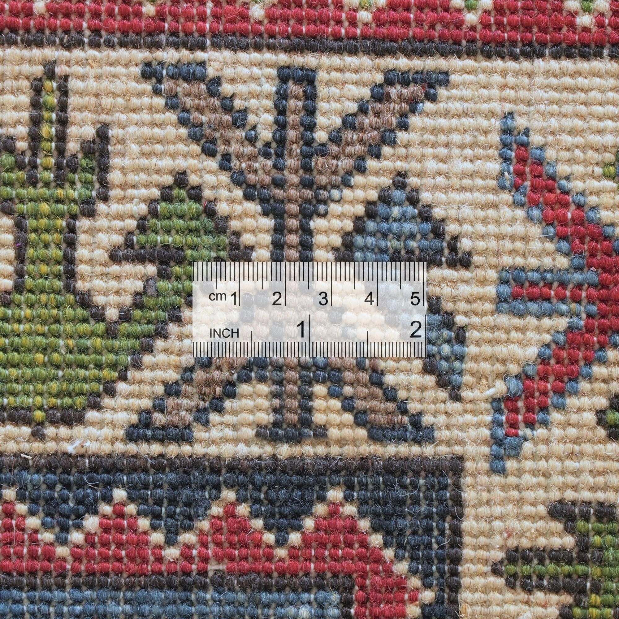 Detail image 9 of 10: 2' 10 x 4' Hand Knotted Kazak Rug