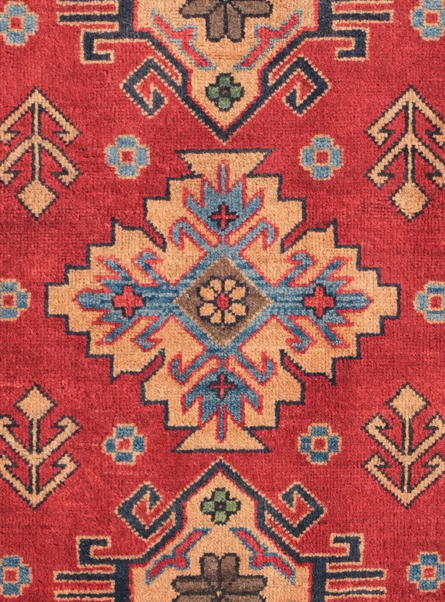 2' 11 x 4' 1 Hand Knotted Kazak Rug