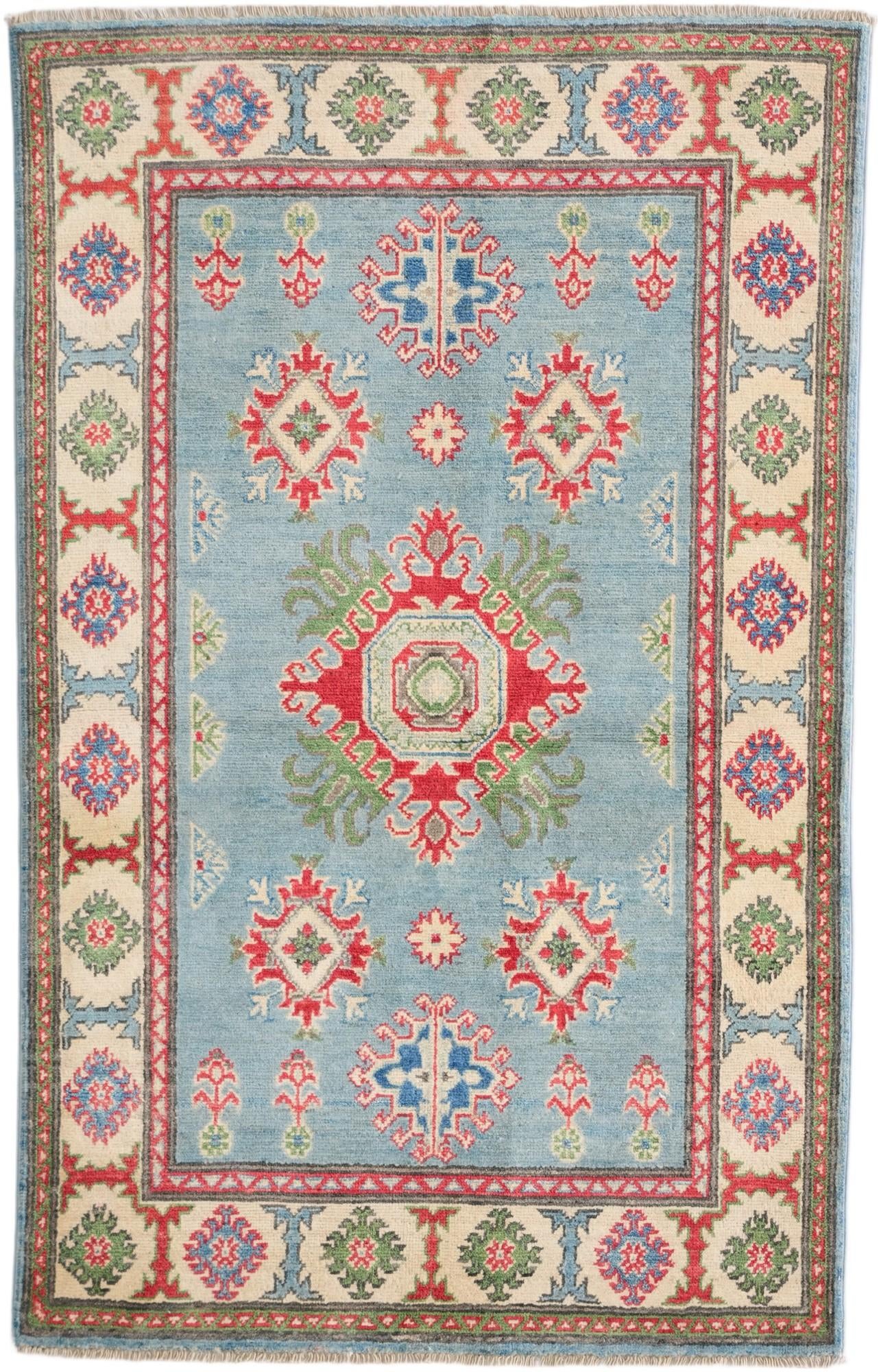 3' 3 x 5' 1 Hand Knotted Kazak Rug