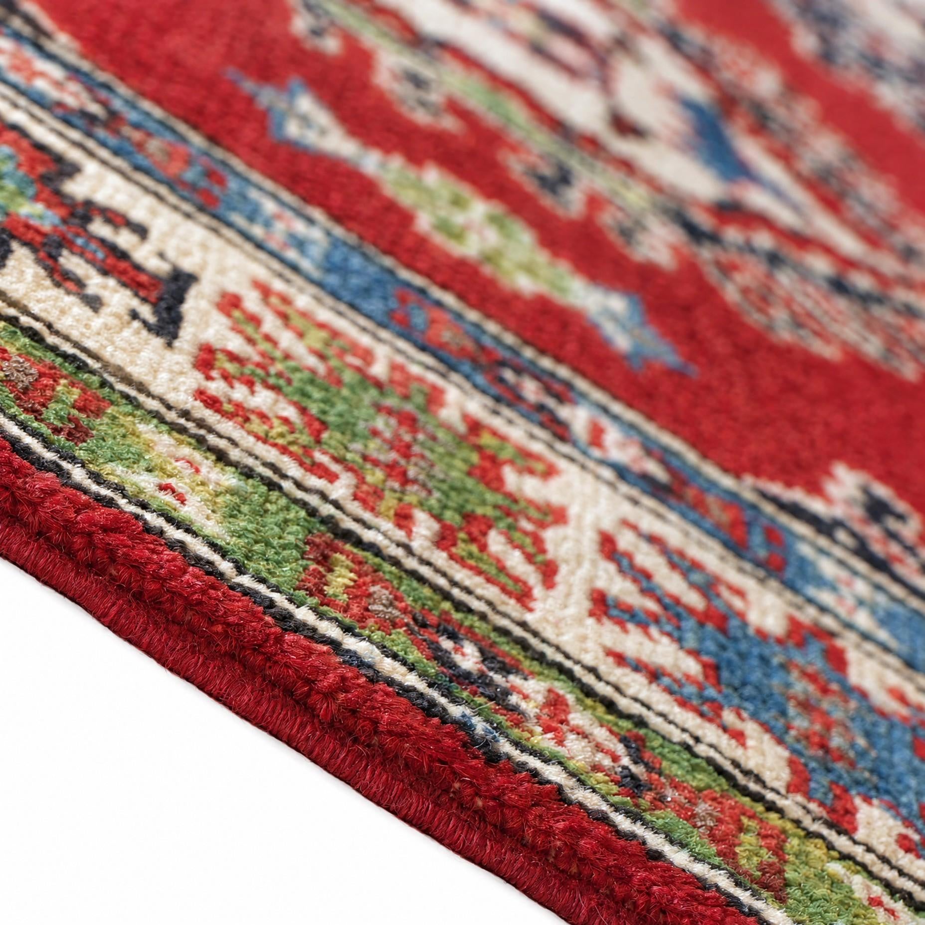 75cm x 120cm Handgeknüpft Kazak Teppich