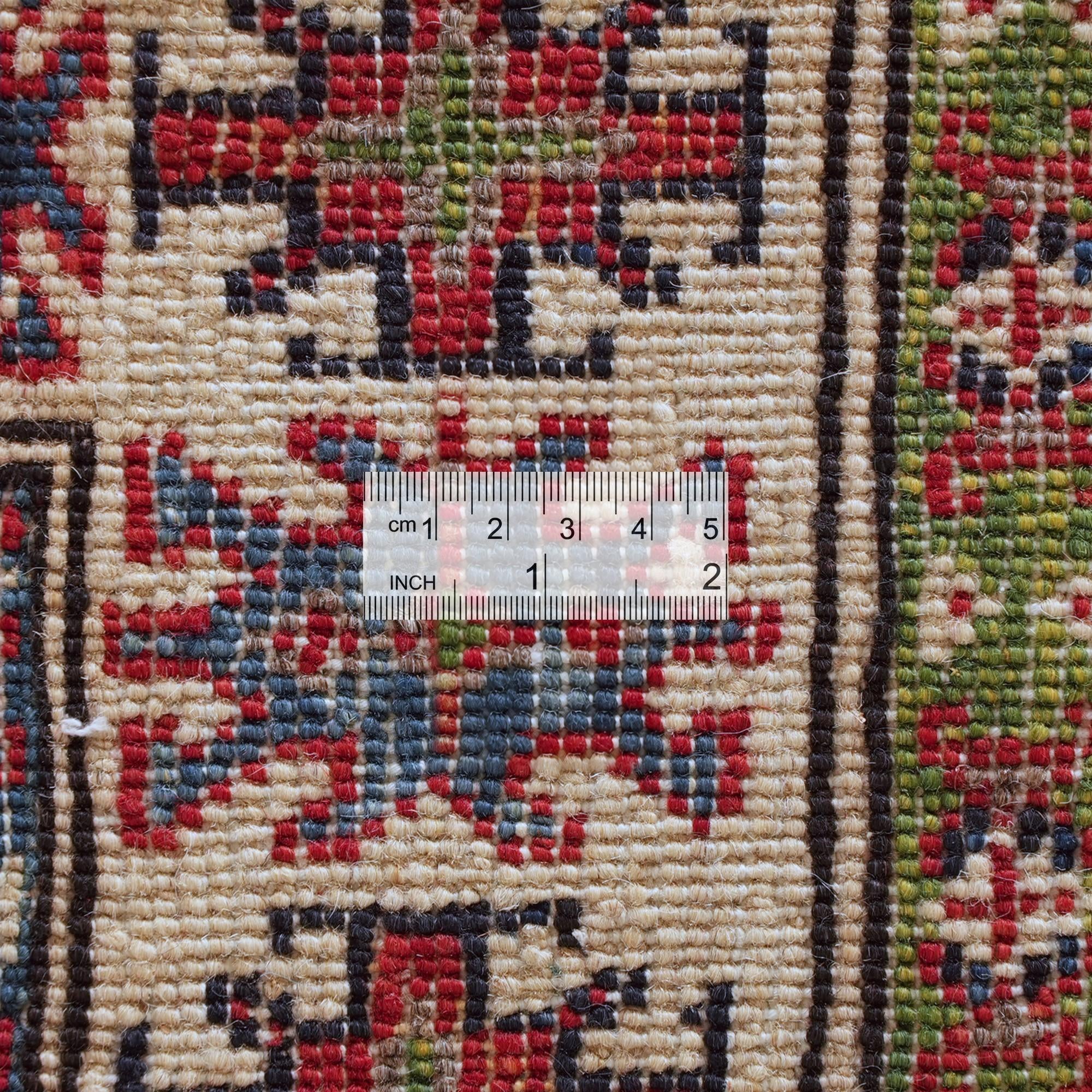 Detail image 9 of 10: 2' 6 x 4' Hand Knotted Kazak Rug