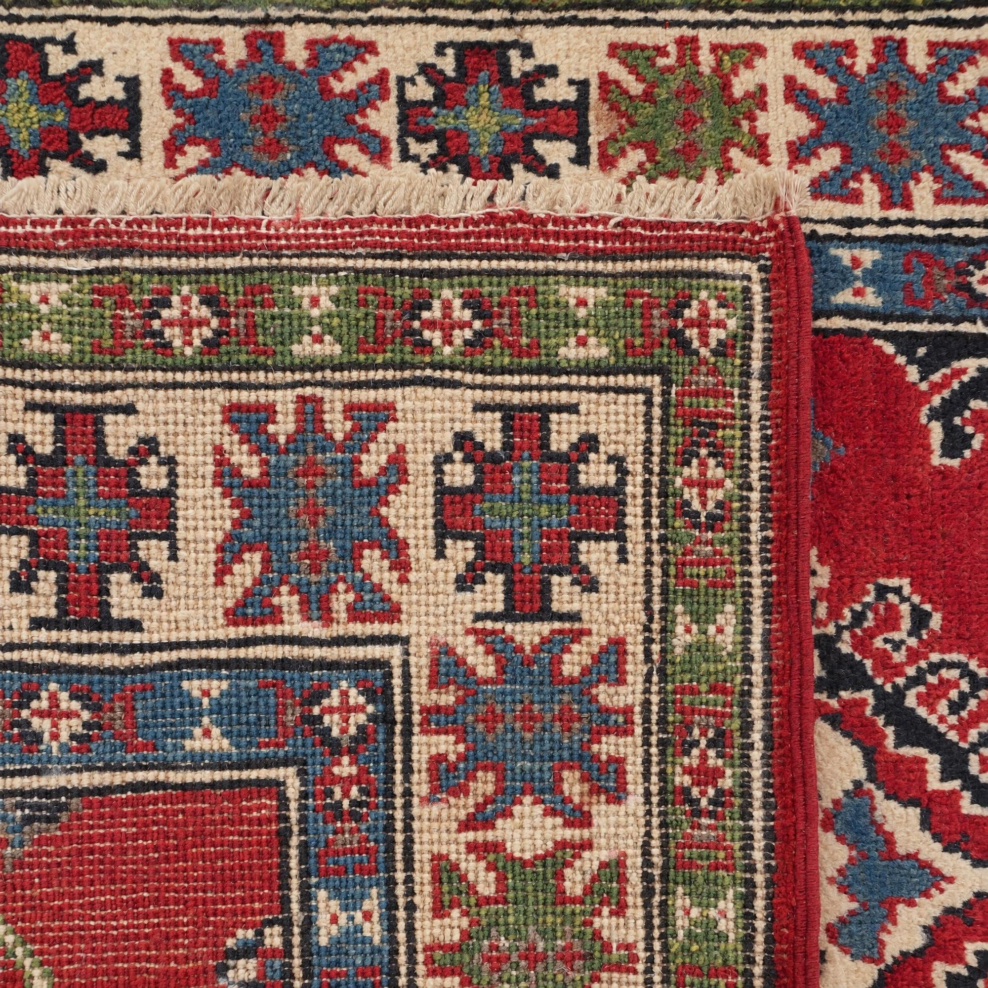 75cm x 120cm Handgeknüpft Kazak Teppich