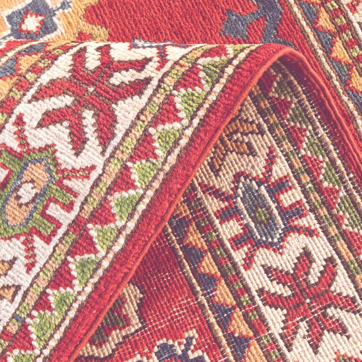 Detail image of 3' 3 x 4' 11 Hand Knotted Kazak Rug