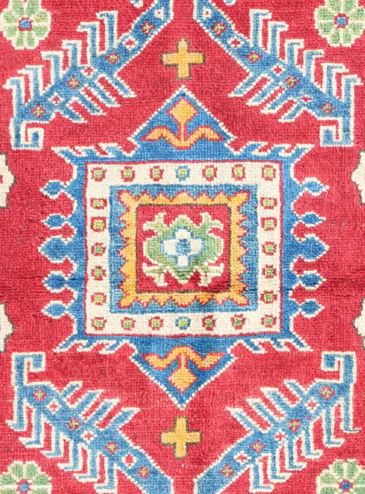 3' 3 x 4' 11 Hand Knotted Kazak Rug