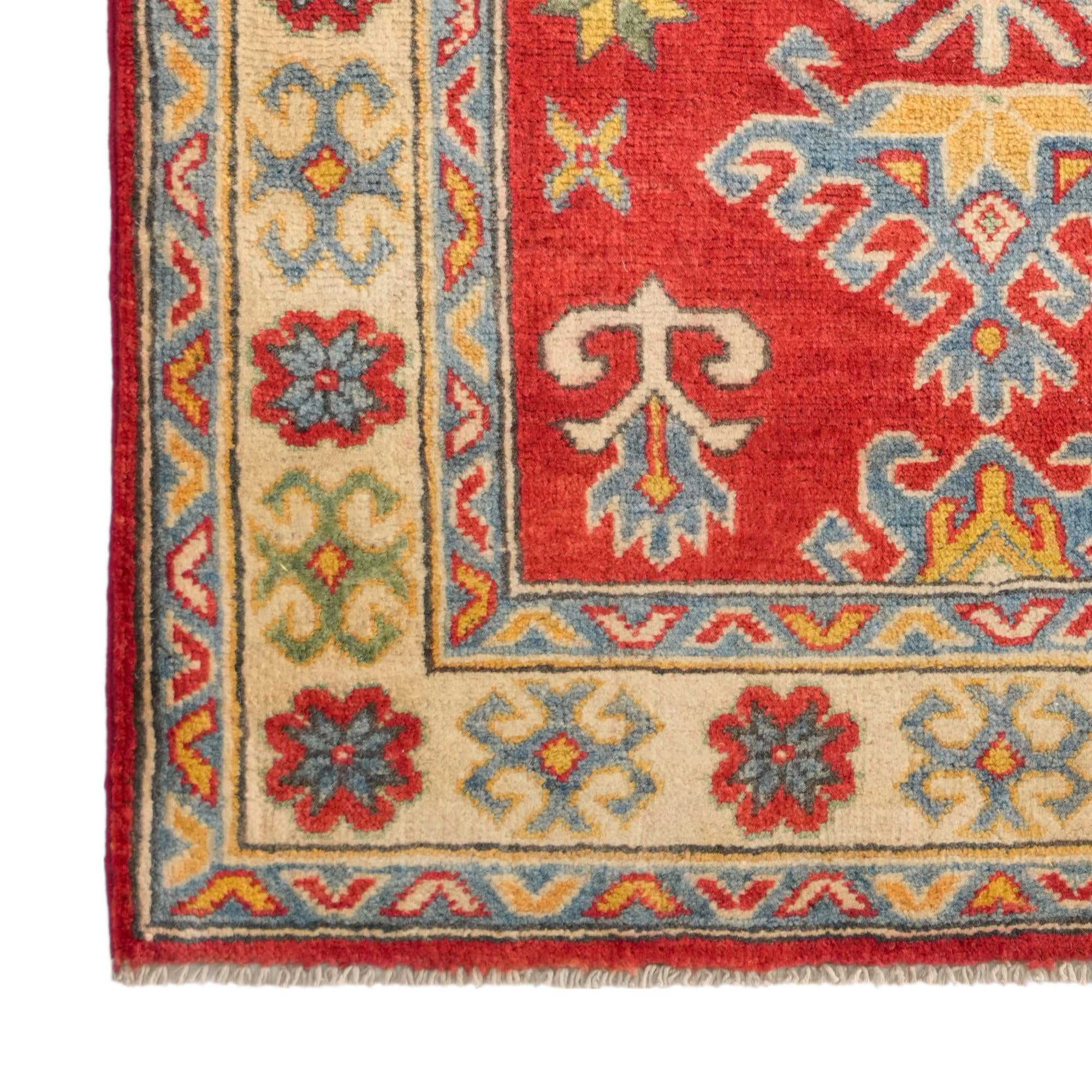 2' 9 x 4' 1 Hand Knotted Kazak Rug