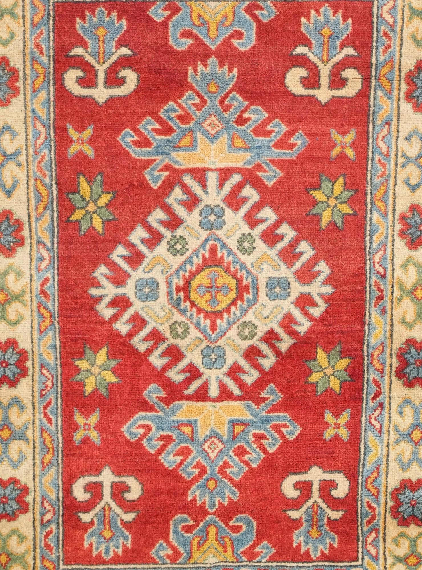 2' 9 x 4' 1 Hand Knotted Kazak Rug