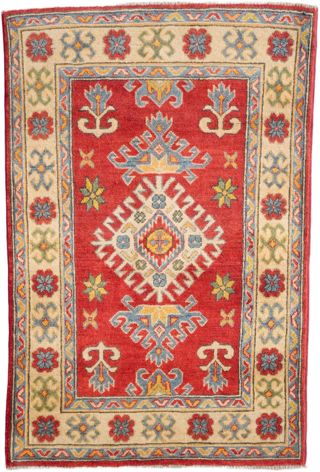 2' 9 x 4' 1 Hand Knotted Kazak Rug