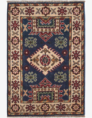 2' 2 x 3' 2 Hand Knotted Kazak Rug