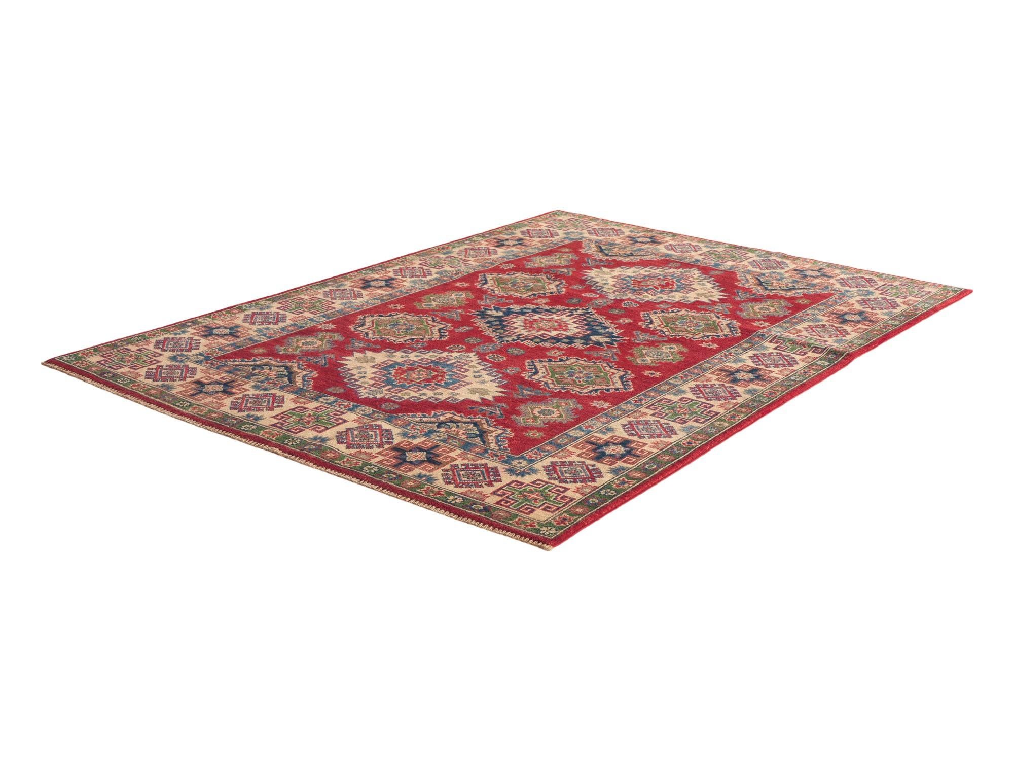 Detail image 4 of 9: 4' 11 x 7' Hand Knotted Kazak Rug