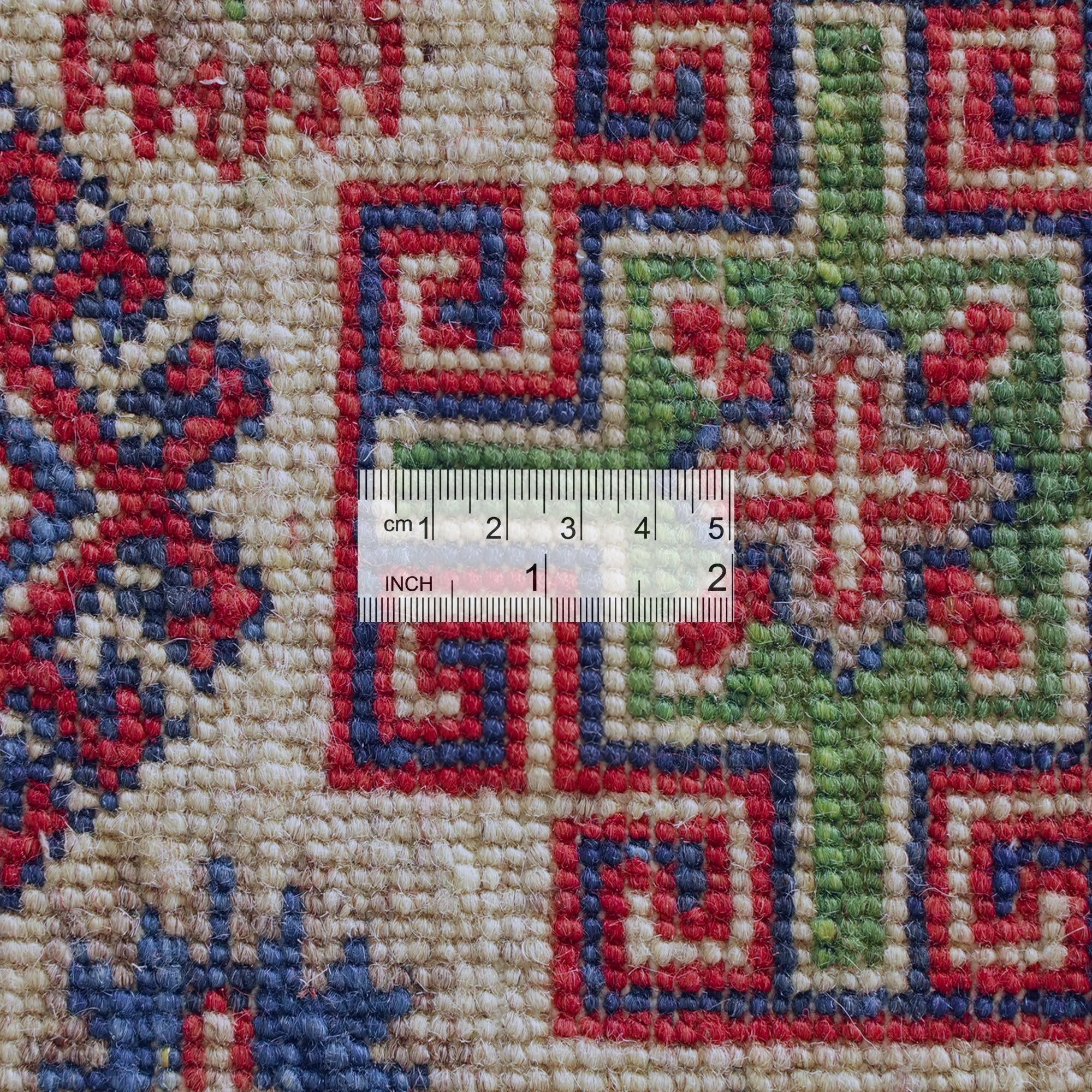 Detail image 8 of 9: 4' 11 x 7' Hand Knotted Kazak Rug