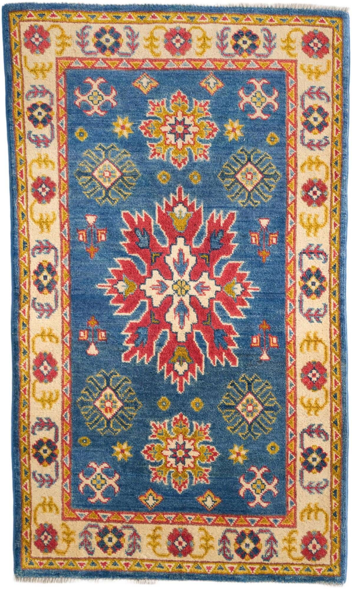 2' 7 x 4' 4 Hand Knotted Kazak Rug
