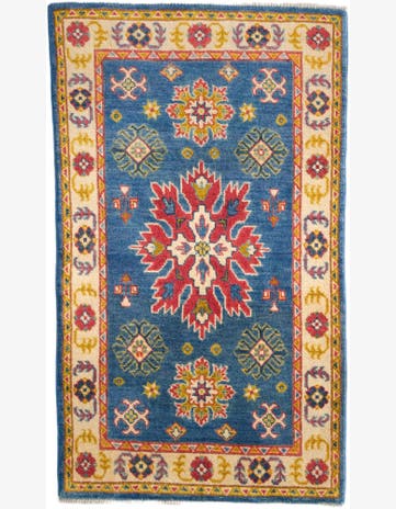 2' 7 x 4' 4 Hand Knotted Kazak Rug