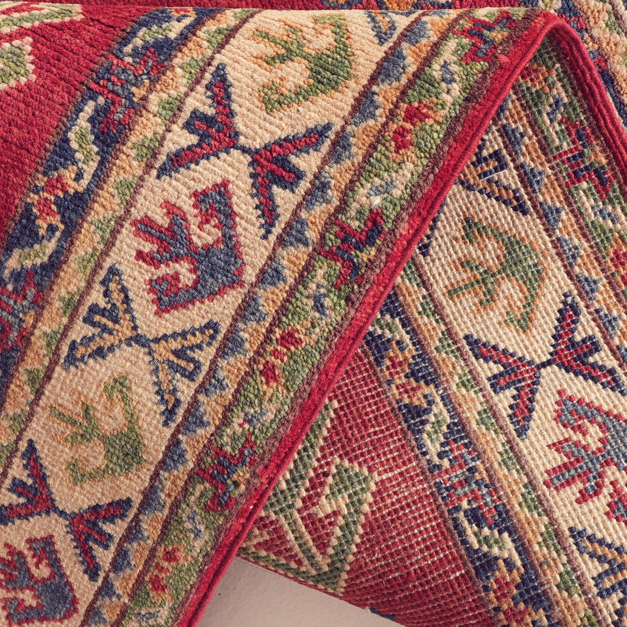 Detail image 8 of 10: 2' 7 x 4' 2 Hand Knotted Kazak Rug