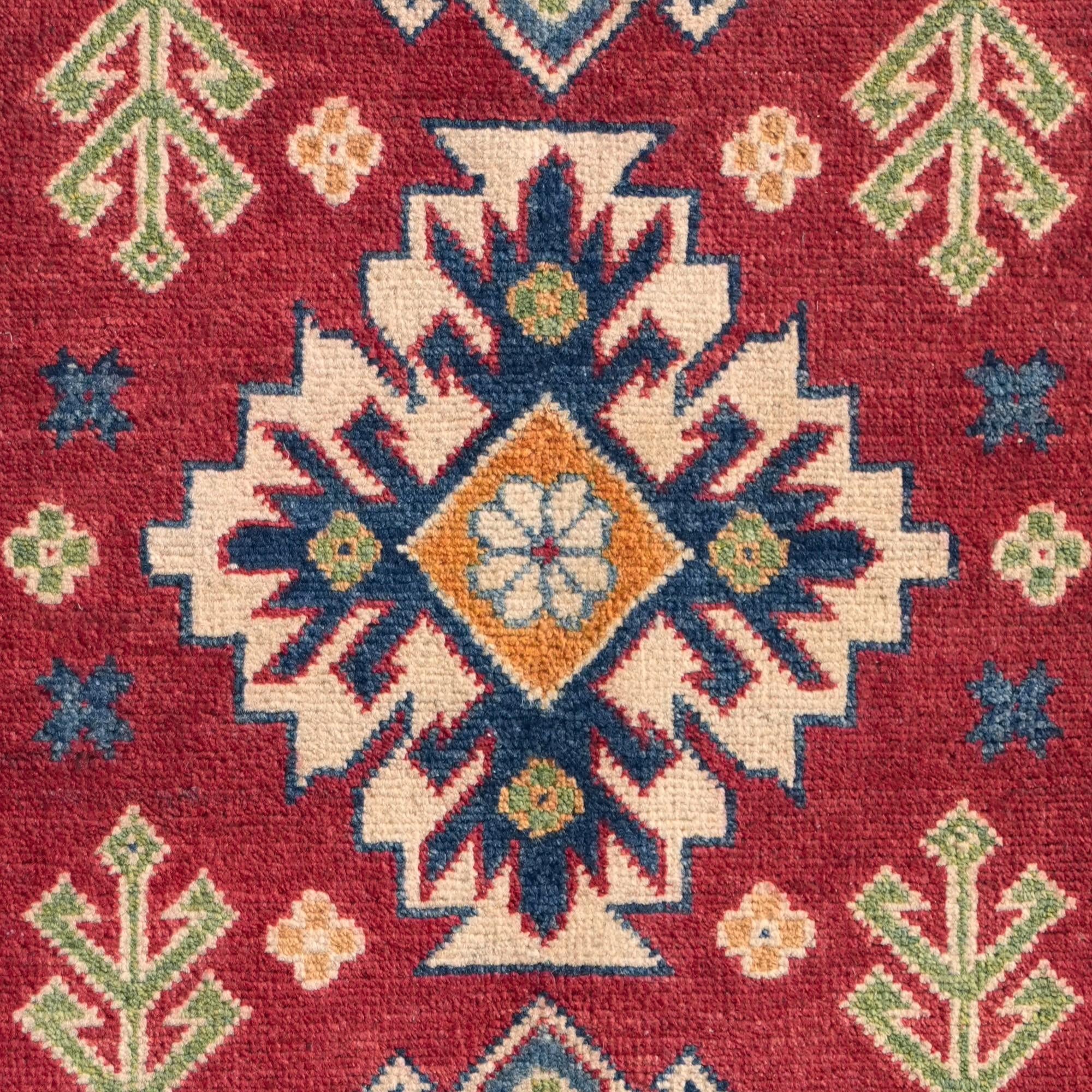 Detail image 10 of 10: 2' 7 x 4' 2 Hand Knotted Kazak Rug