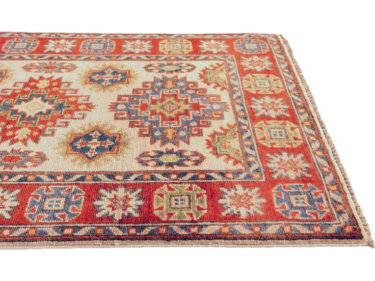 Detail image of 2' 7 x 4' 2 Hand Knotted Kazak Rug