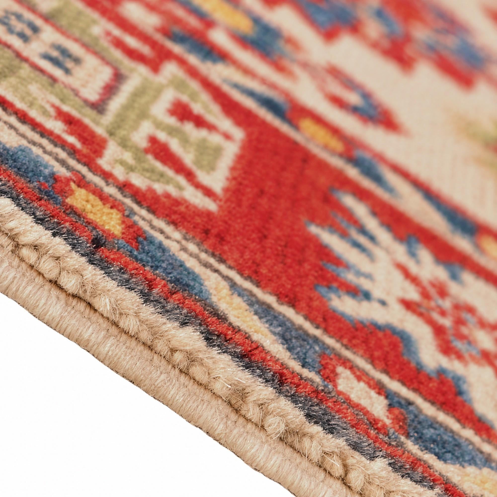 80cm x 125cm Hand Knotted Kazak Rug