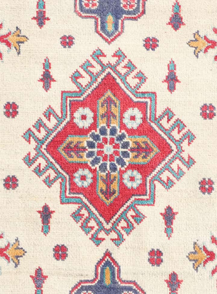 3' 3 x 4' 10 Hand Knotted Kazak Rug