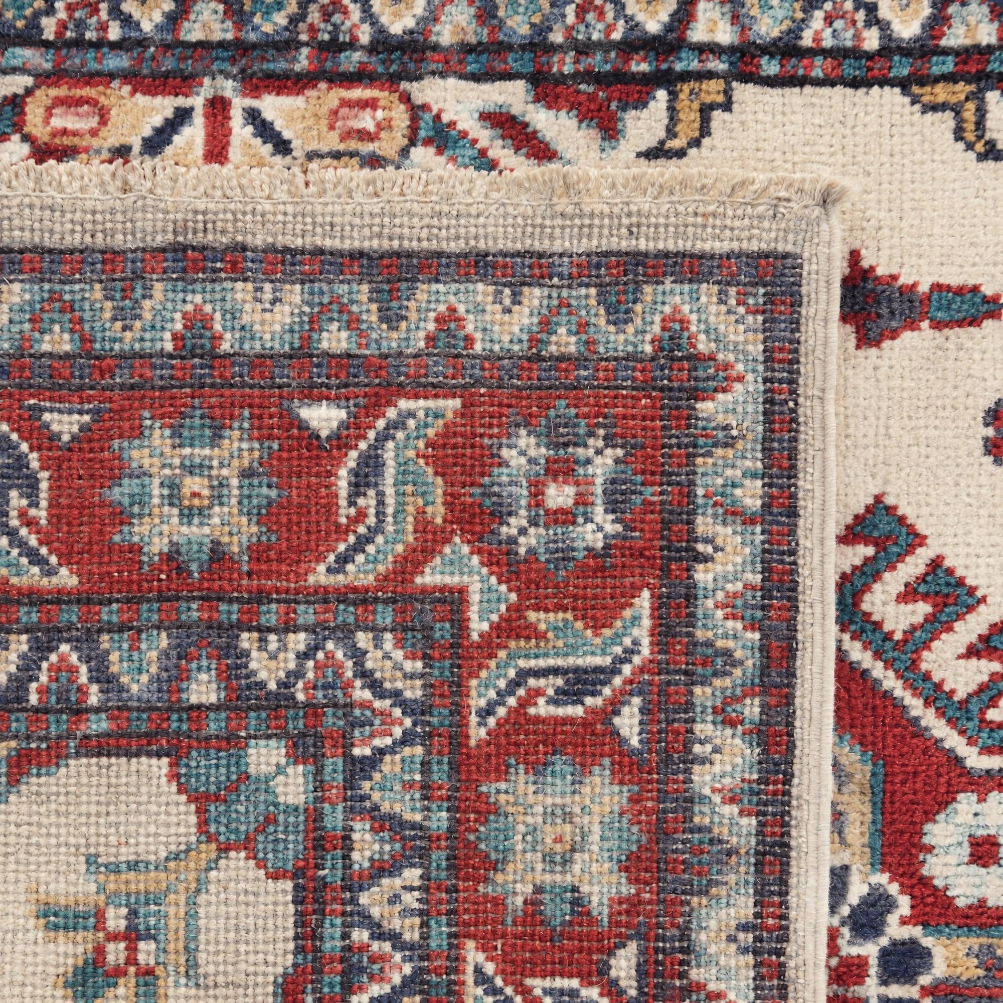 3' 3 x 4' 10 Hand Knotted Kazak Rug