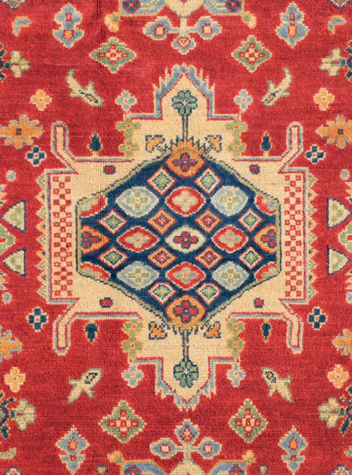 4' 1 x 5' 11 Hand Knotted Kazak Rug