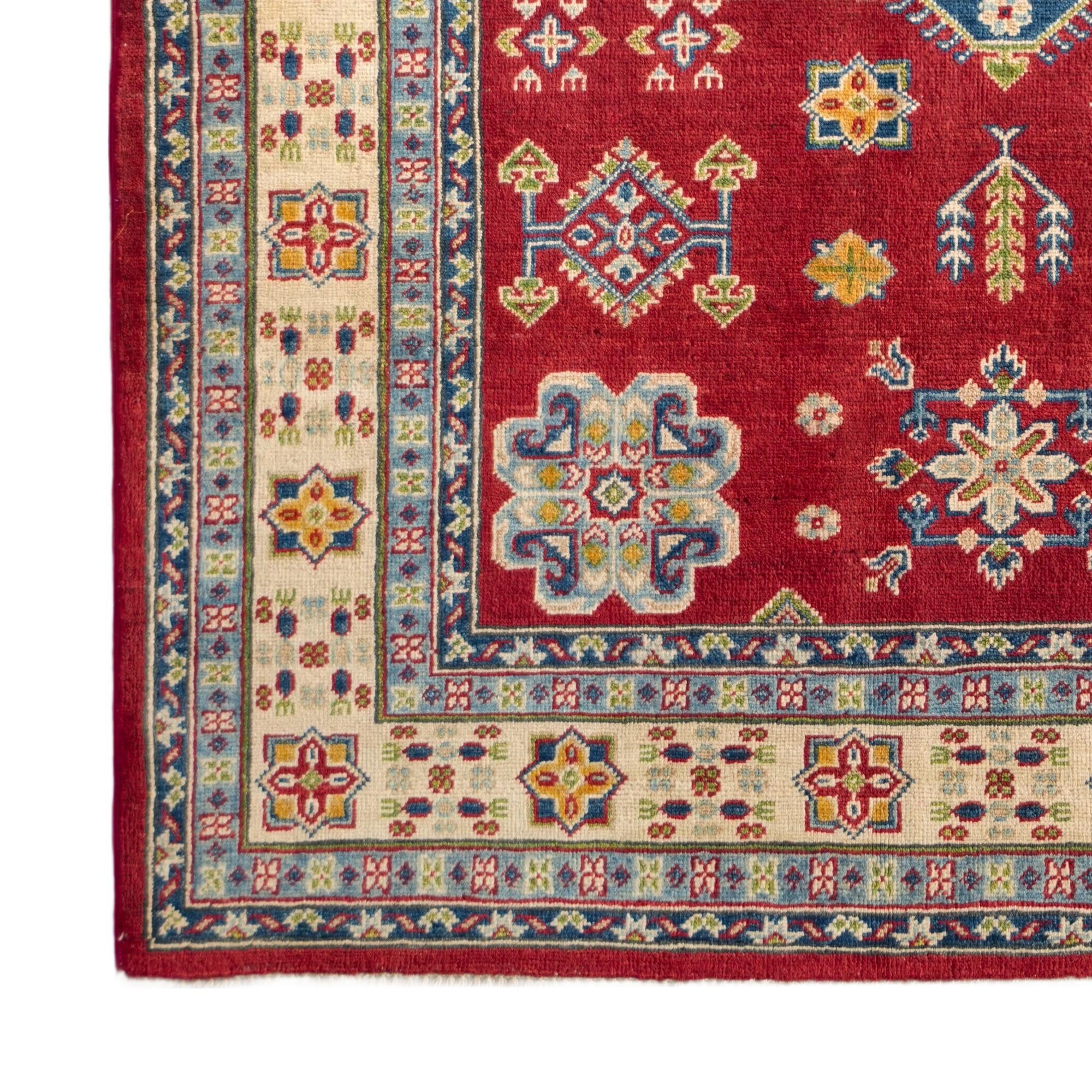 155cm x 200cm Hand Knotted Kazak Rug