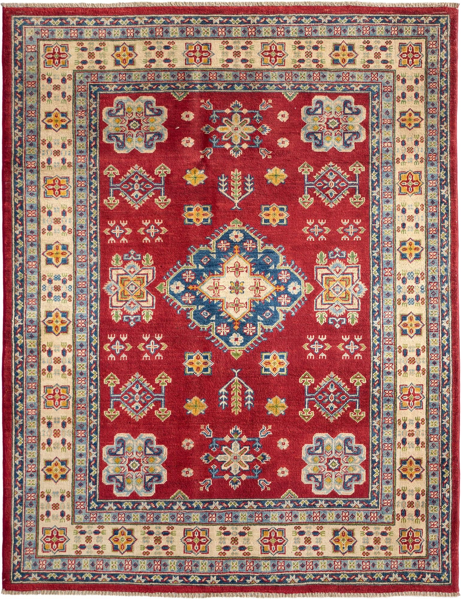 155cm x 200cm Hand Knotted Kazak Rug