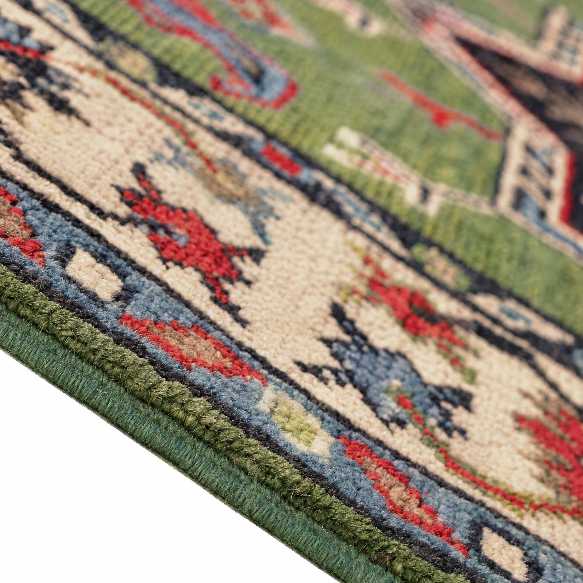 85cm x 125cm Hand Knotted Kazak Rug