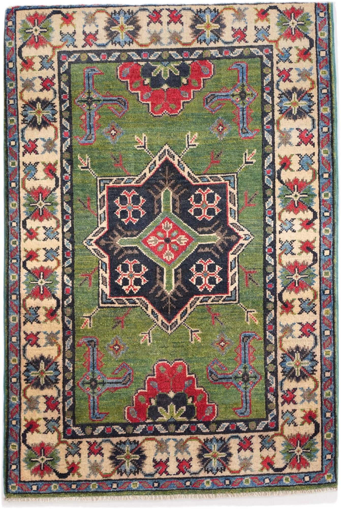 2' 9 x 4' 1 Hand Knotted Kazak Rug