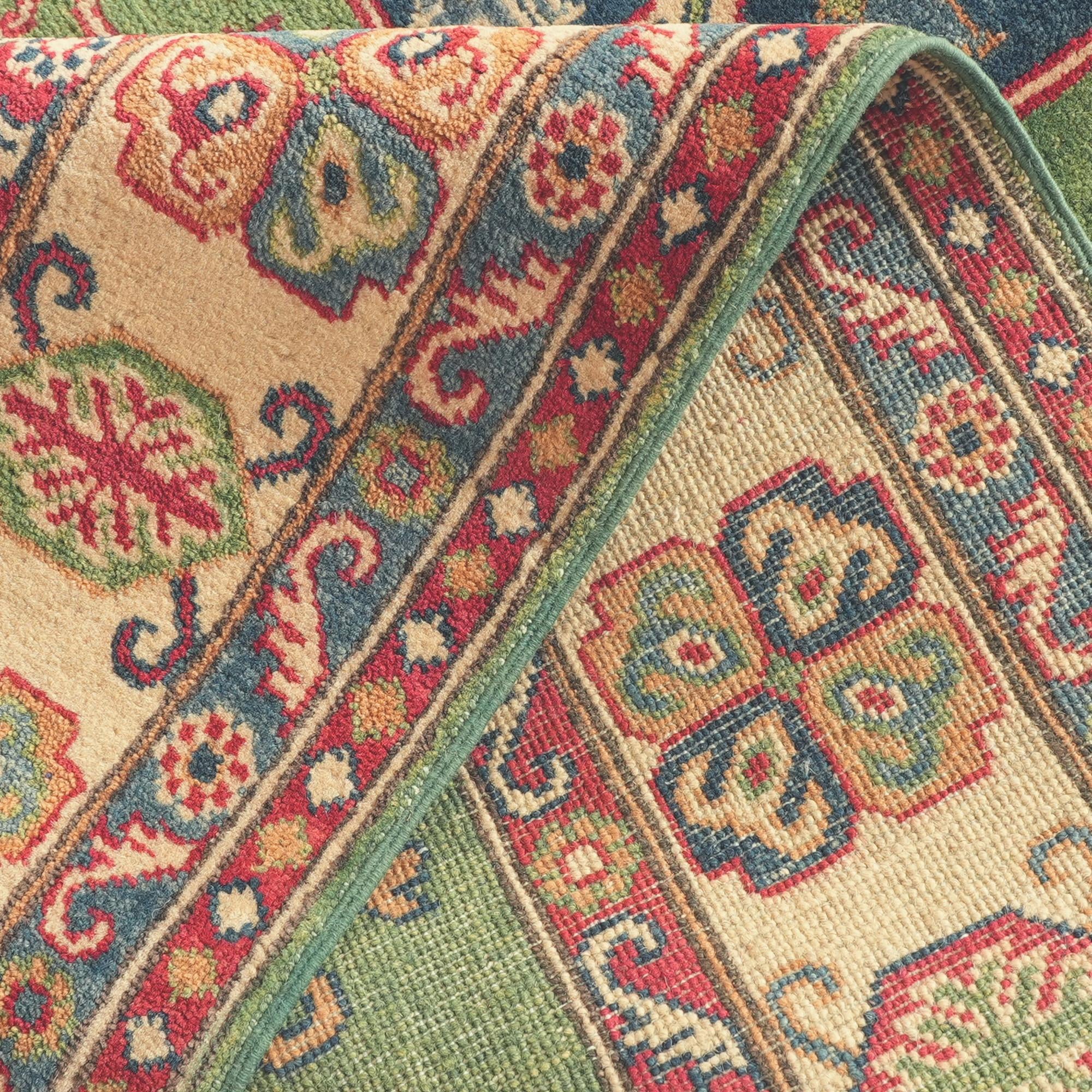 Detail image 8 of 10: 4' 11 x 6' 10 Hand Knotted Kazak Rug