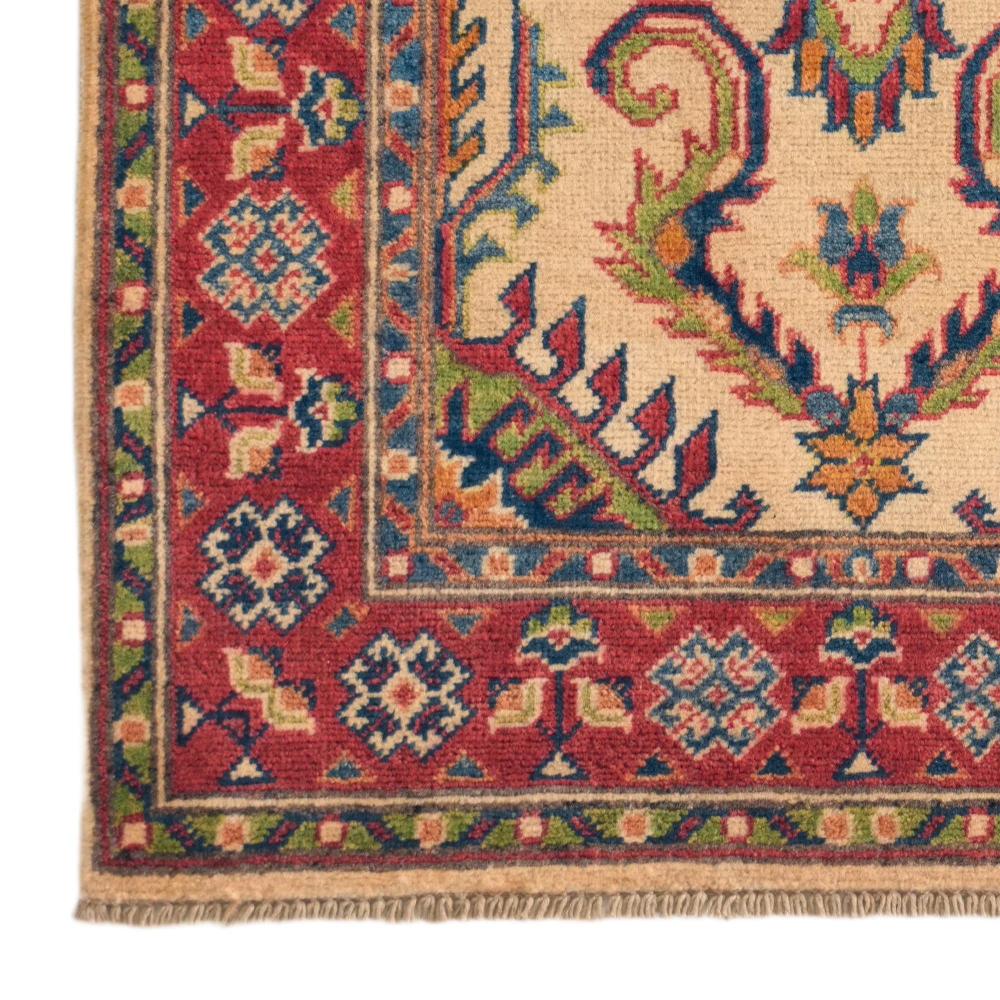 2' 7 x 4' 1 Hand Knotted Kazak Rug