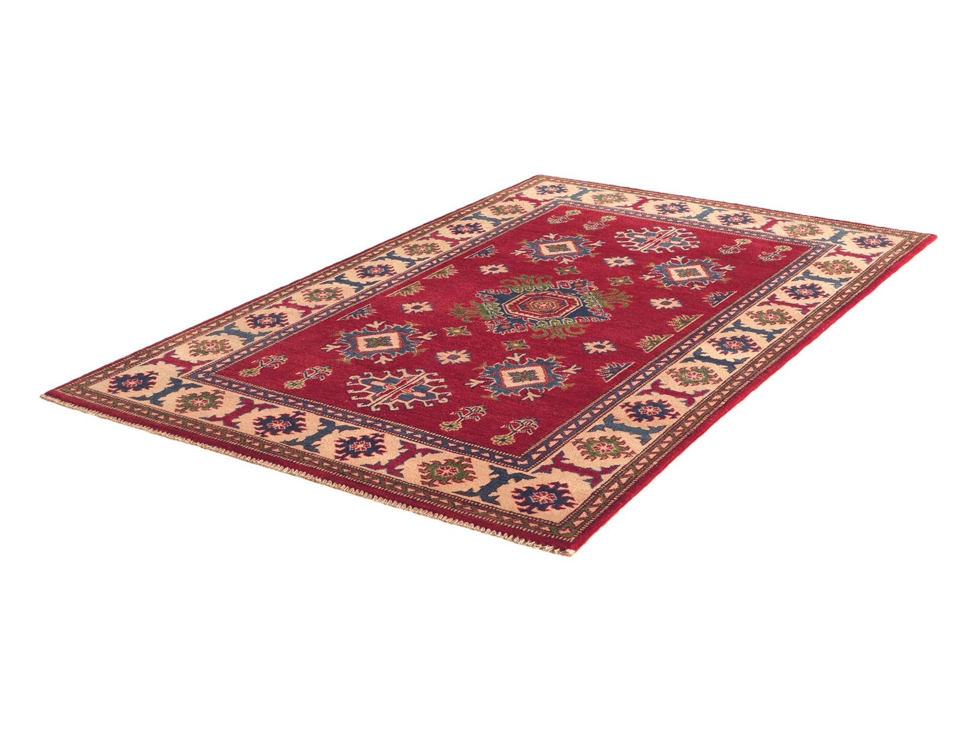 Detail image 4 of 10: 4' x 6' 2 Hand Knotted Kazak Rug