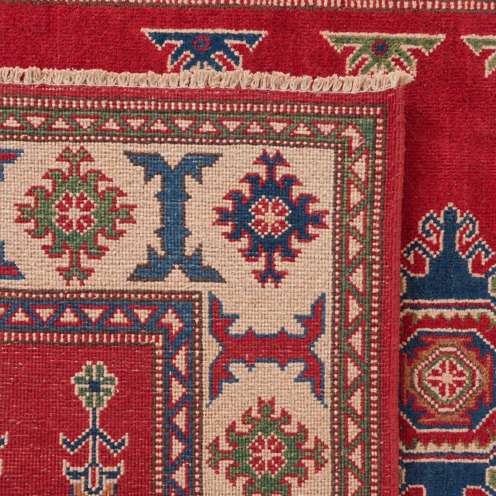 120cm x 190cm Handgeknüpft Kazak Teppich