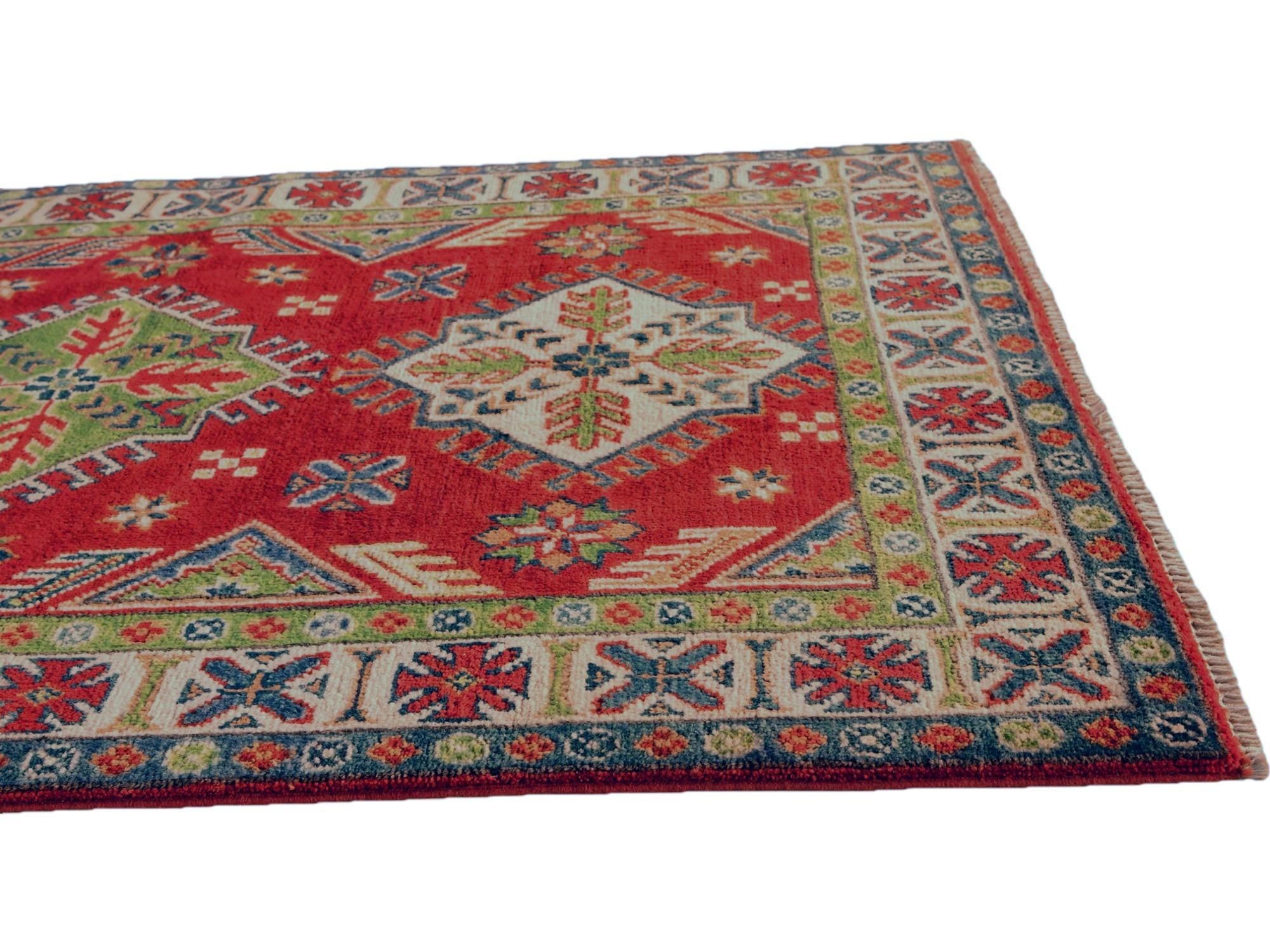 3' 3 x 4' 11 Hand Knotted Kazak Rug